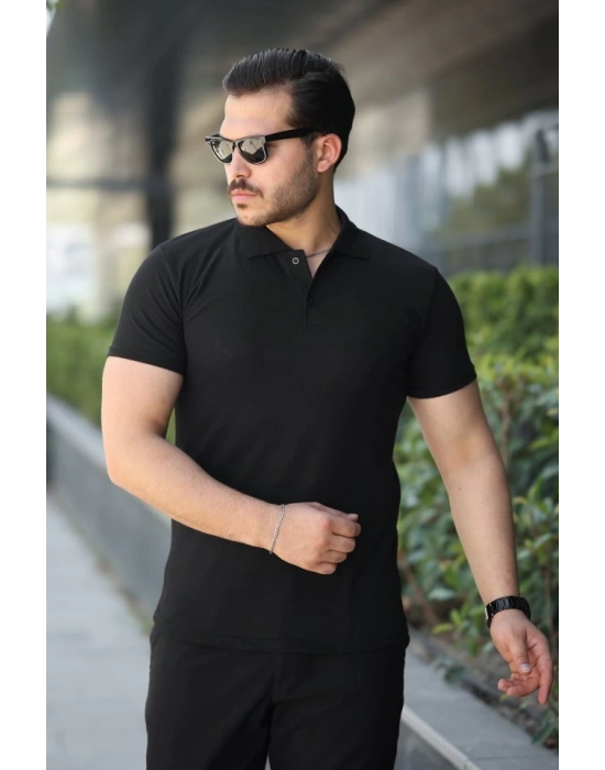 Erkek Kısa Kollu Yakalı Tişört