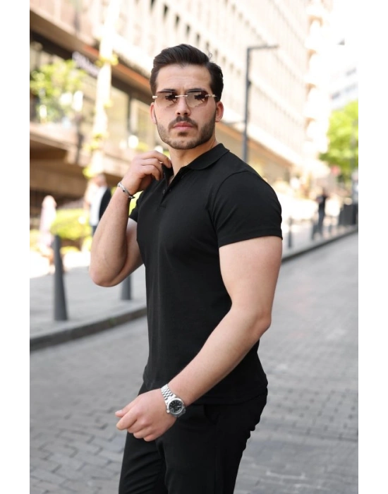 Erkek Kısa Kollu Yakalı Tişört