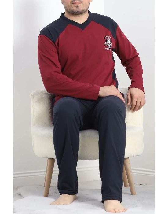 Erkek Pijama Takımı Bordo - 20218.1838.