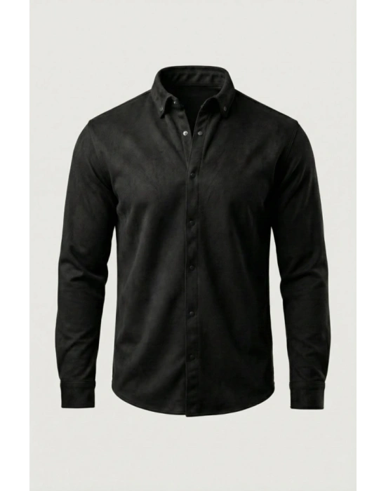 Erkek Uzun Kollu Süet Gömlek