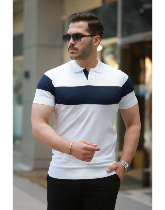 Erkek Yakalı Kısa Kollu Tişört
