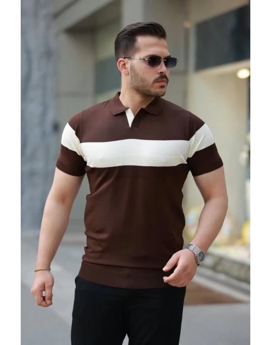 Erkek Yakalı Kısa Kollu Tişört