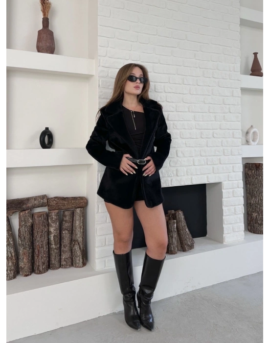 Fok ceket premıum kalite siyah st255860