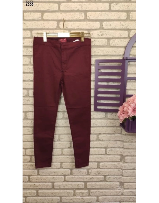 Gabardin Kumaş Yüksek Bel Pantolon 90cm Bel 38cm