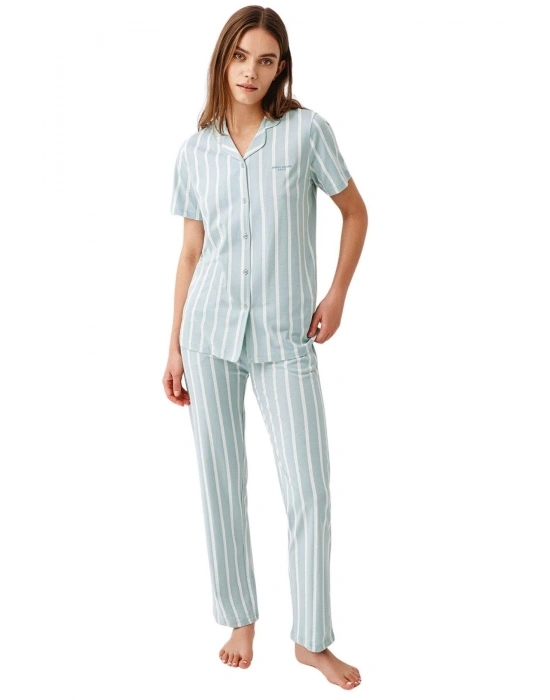 GÖMLEK PİJAMA TAKIM KADIN PC9153-S