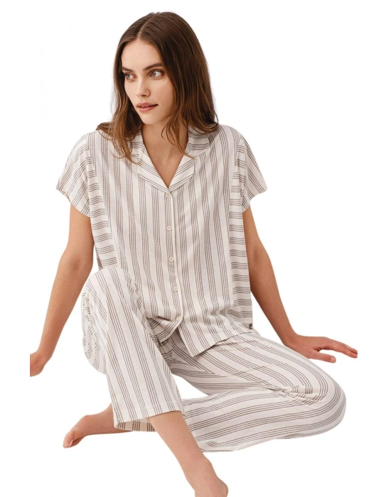 GÖMLEK PİJAMA TAKIM KADIN PC9178-S