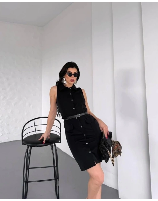 GÖMLEK YAKA ELBİSE