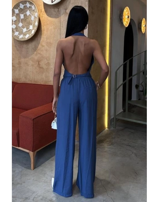 Halter Yaka Yelekli Modal Takım 10144