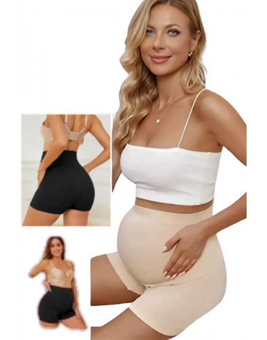 HAMİLE ŞORT DİKİŞSİZ KORSE KADIN 4450