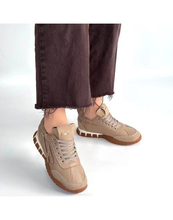 Huer Vizon Nubuk Bağcıklı Spor Ayakkabı