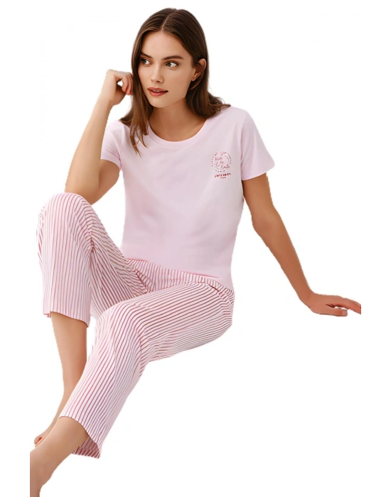 İKİLİ PİJAMA TAKIM  KADIN PC9201-X