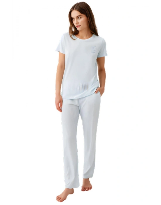 İKİLİ PİJAMA TAKIM  KADIN PC9201-X