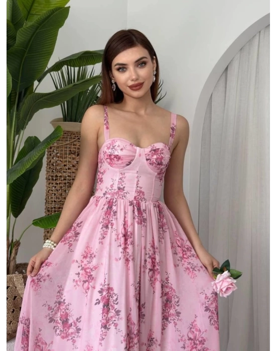 Jame Askılı Elbise