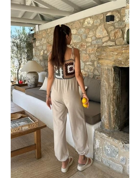 Jasmin Süzüneli Keten Tulum 1280-08