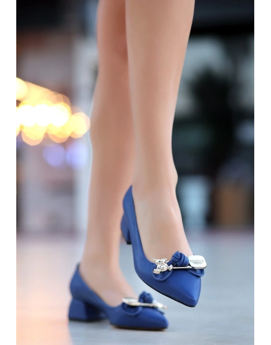 Jies Mavi Topuklu Ayakkabı