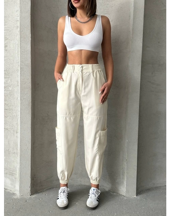 Jogger lastik paça pantolon