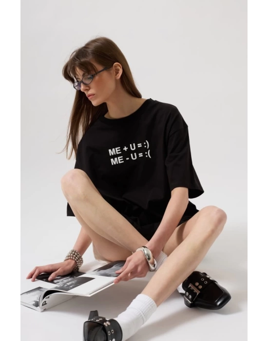 Kabartma Baskılı T-Shirt