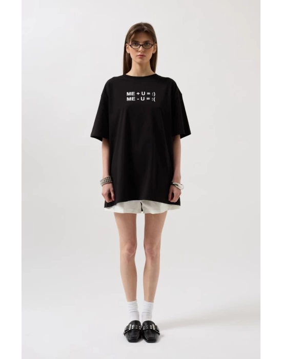 Kabartma Baskılı T-Shirt
