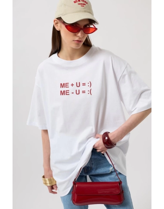 Kabartma Baskılı T-Shirt