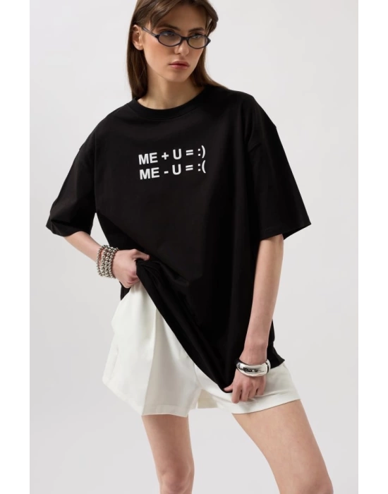 Kabartma Baskılı T-Shirt