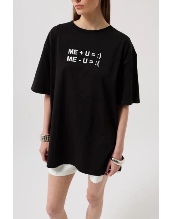 Kabartma Baskılı T-Shirt