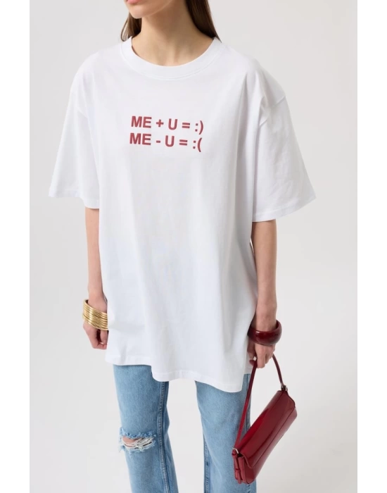 Kabartma Baskılı T-Shirt