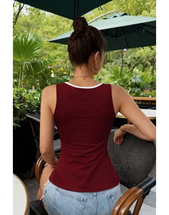 Kadın Askılı Kalp V Yakalı Dalgıç Bluz