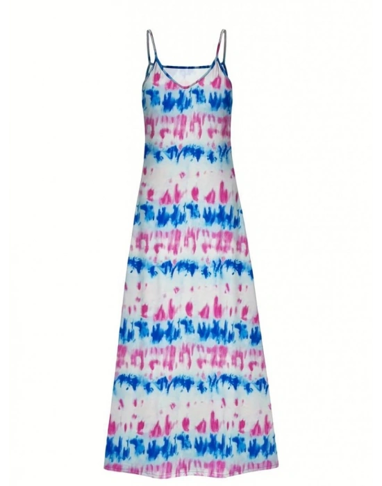 Kadın Askılı Tam Boy Süprem Elbise