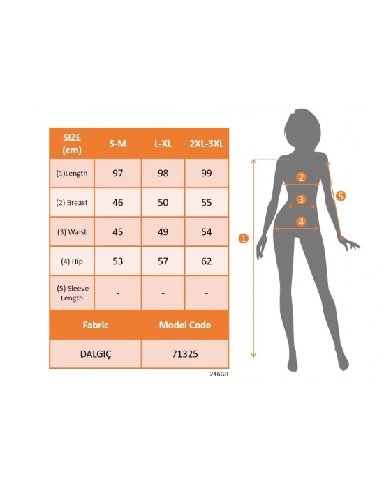 Kadın Askılı Yuvarlak Yakalı Yaprak Desenli Dalgıç Elbise