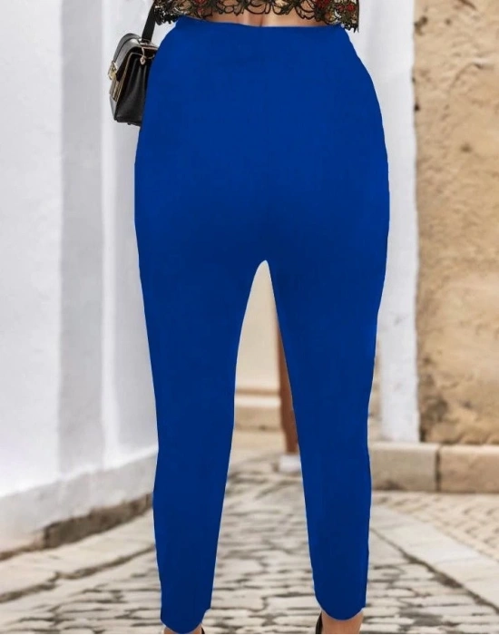 Kadın çima Detay Ithal Krep Pantolon