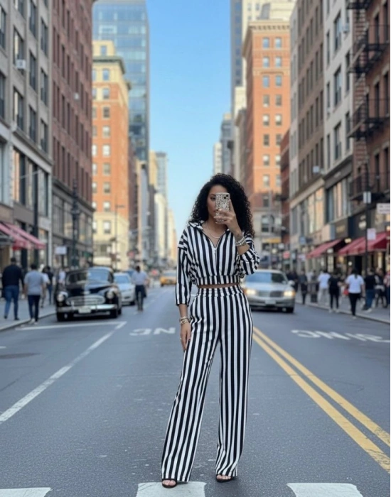 Kadın çizgi Detay Kadife Kumaş Hırka Pantolon Ikili Takım