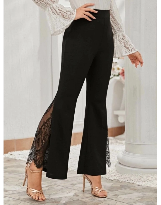 Kadın Ispanyol Paçadantel Detay Dalgıç Tayt