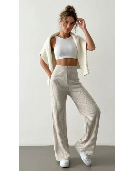 Kadın Kaşkorse Bol Paça Pantolon