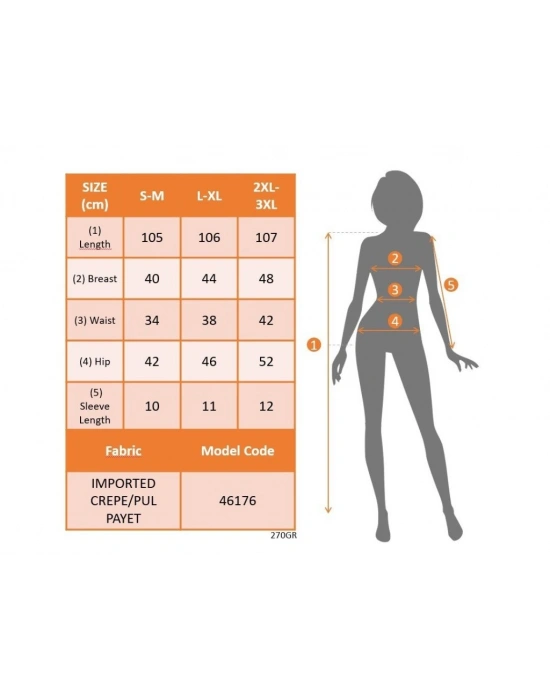 Kadın Kısa Kollu Kruvaze Yakalı ışıltı Detaylı Midi Ithal Krep Elbise