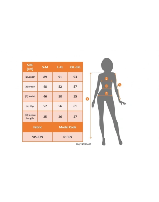 Kadın Kısa Kollu V Yakalı Cepli Kısa Viskon Elbise