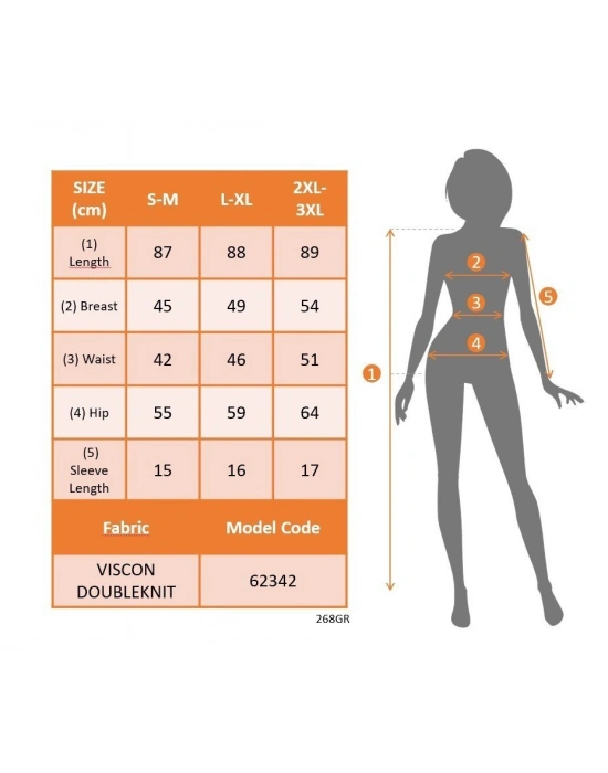 Kadın Kısa Kollu Yakası Fermuarlı Kısa Viskon Iki Iplik Elbise