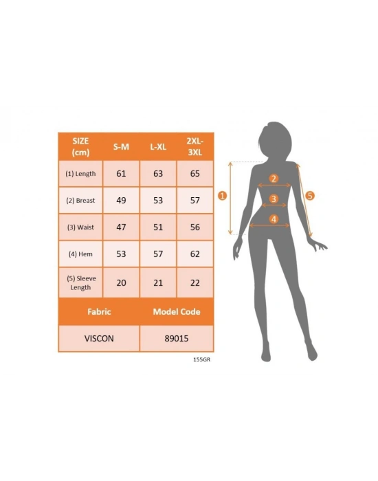 Kadın Kısa Kollu Yuvarlak Yaka ön Dantel Detaylı Viskon Bluz