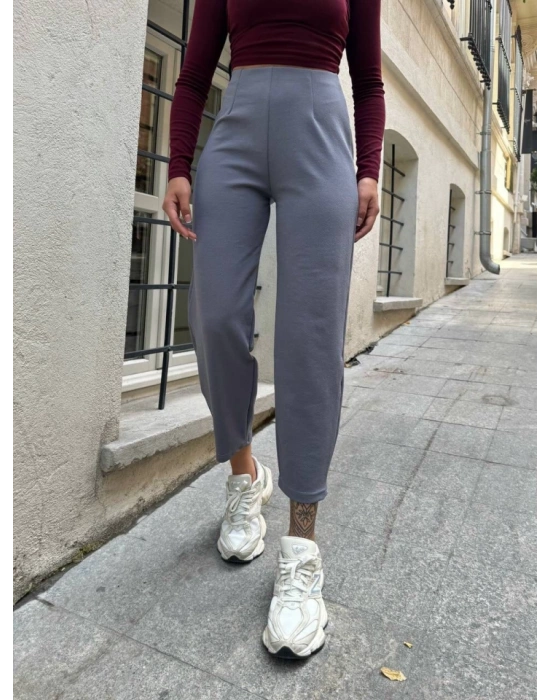 Kadın Krep Kumaş Balon Pantolon