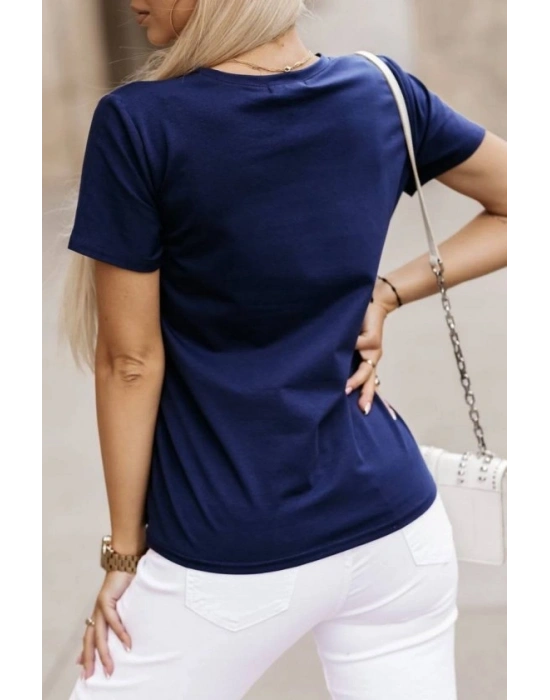 Kadın Kuş Desenli Süprem T-shirt