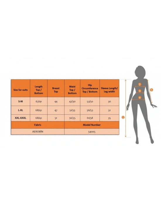 Kadın Sıfır Kol V Yaka Kuş Gözü Detay Bluz Short Aerobin Ikili Takım