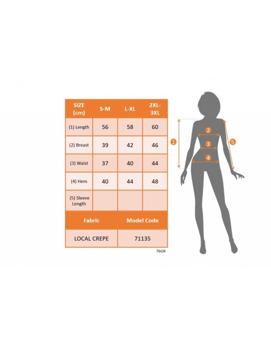 Kadın Tek Omuz Tül Detaylı Krep Bluz