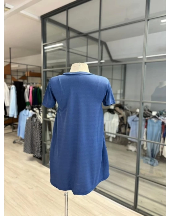 Kadın Türlü Viskon Kumaş Yırtmaç Detaylı Bluz