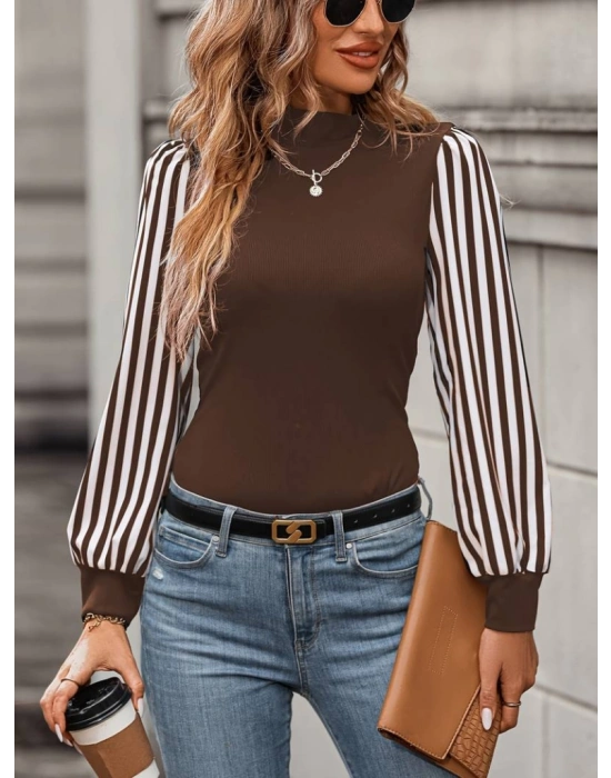 Kadın Uzun Kollu Balıkçı Yaka Bürümcük Bluz