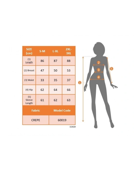 Kadın Uzun Kollu Beli Lastikli Etek Ucu Volanlı Leopar Desen Krep Elbise