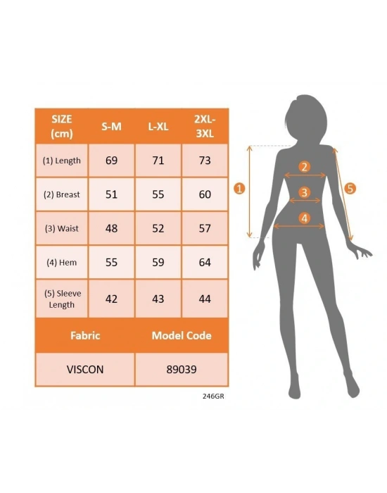 Kadın Uzun Kollu Bisiklet Yaka Truvakar Kollu Viskon Bluz