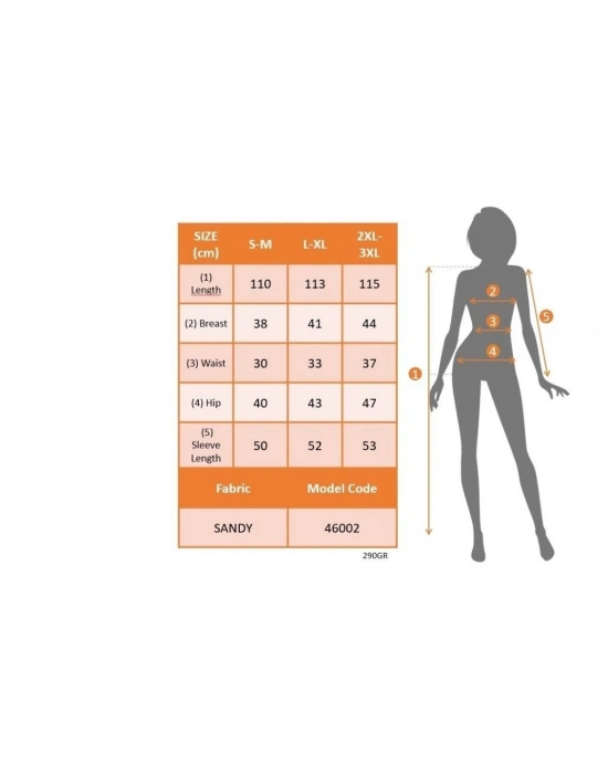 Kadın Uzun Kollu Göğüs Ve Göbek Dekolte Detay Sandy Midi Boy Elbise