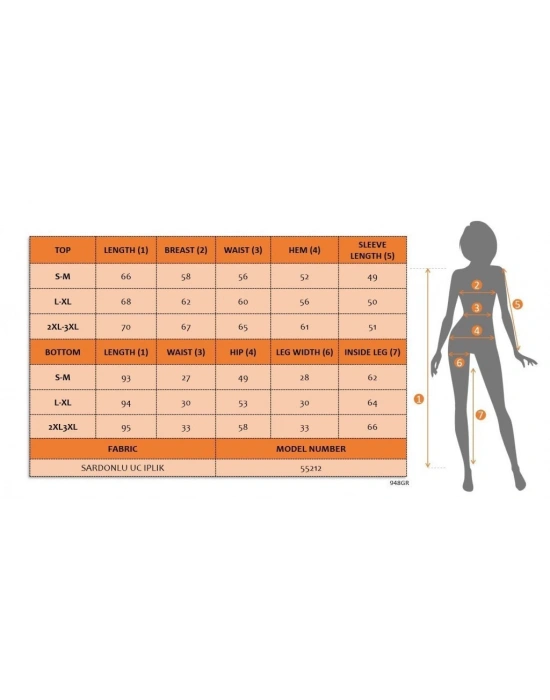 Kadın Uzun Kollu Kapşonlu Bağcıklı üç Iplik Bluz Ve Pantolon Ikili Takım