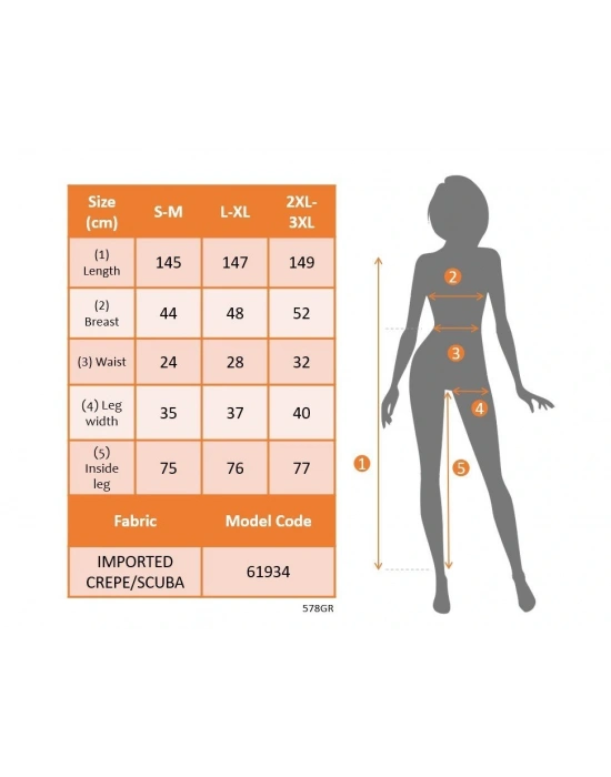 Kadın Uzun Kollu Kruvaze Yakalı Belden Kuşaklı üst Dalgıç Alt Ithal Krep Tulum