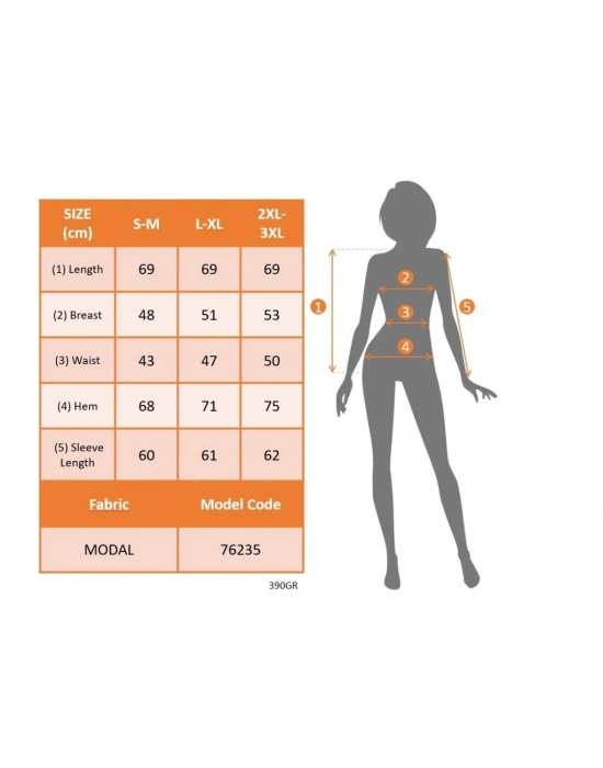 Kadın Uzun Kollu Kruvaze Yakalı Yandan Bağlamalı Kısa Beli Kuşaklı Modal Bluz