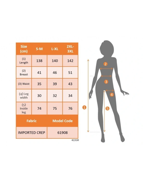 Kadın Uzun Kollu Madonna Yaka Dantelli Yandan Bağlamalı Ithal Krep Tulum